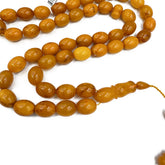 Antique Amber Egg Shape 13x11 mm Islamic Prayer Beads